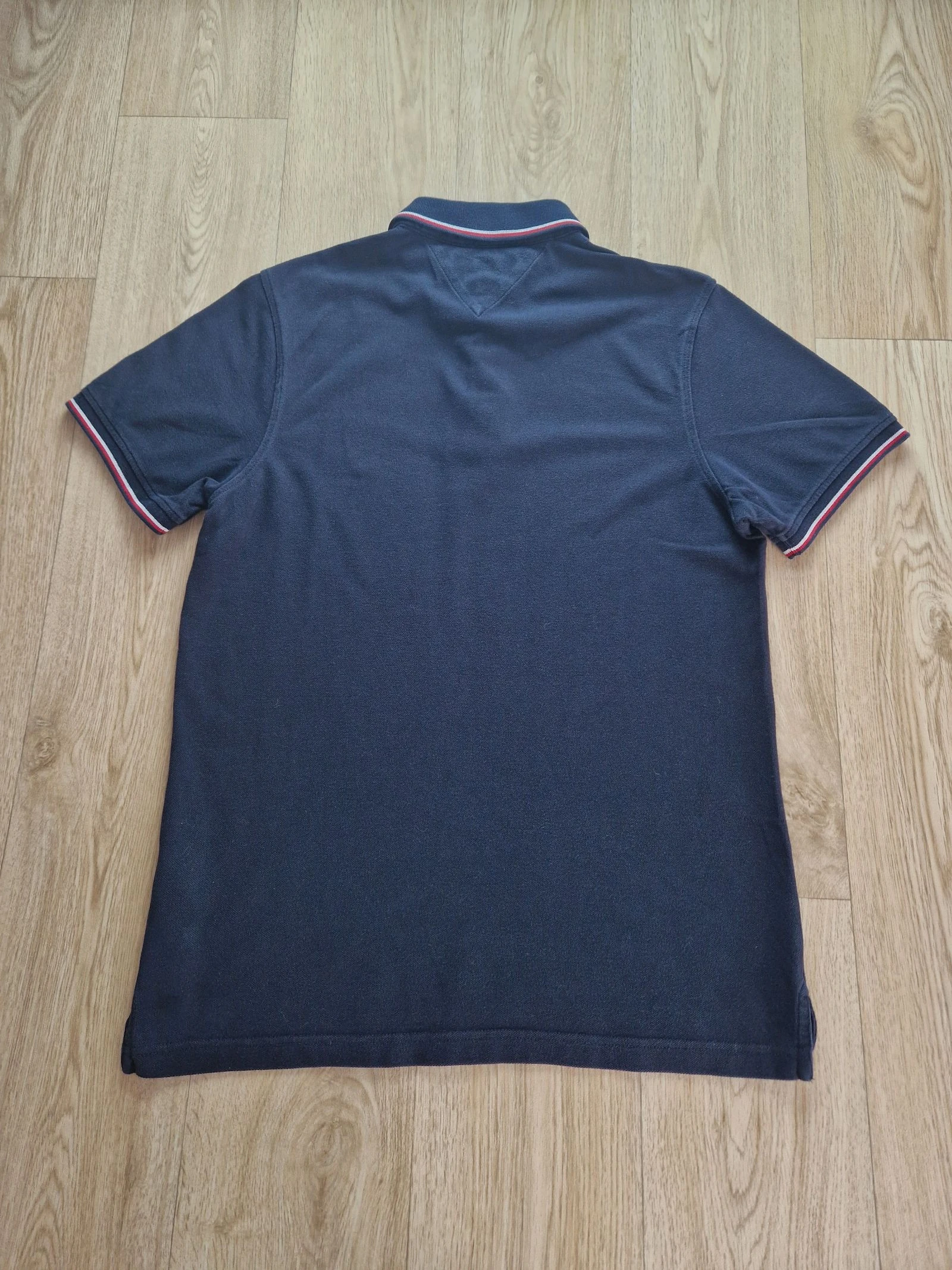 Polo Tommy Hilfiger hombre azul marino Slim Fit talla L algodón orgánico – photo 2